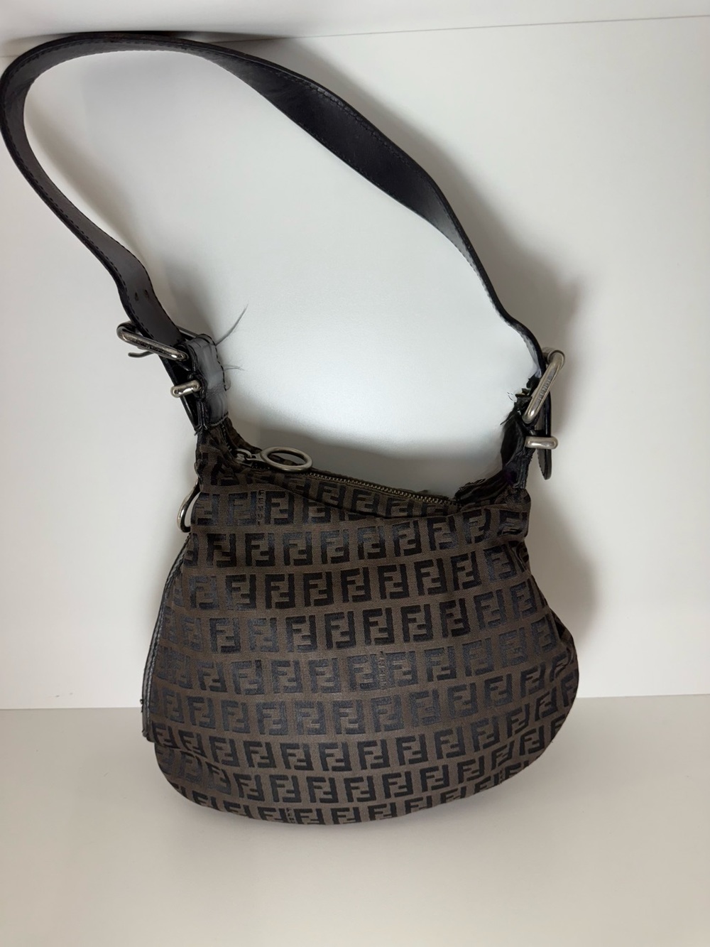 Vintage Fendi Zucca Designer Bag